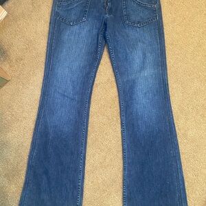 Hudson Jeans Dark Blue Flare Women's Jeans